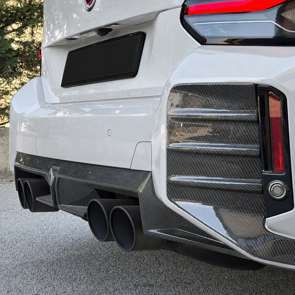 CS Style Carbon Fiber Rear Diffuser - BMW M2 G87