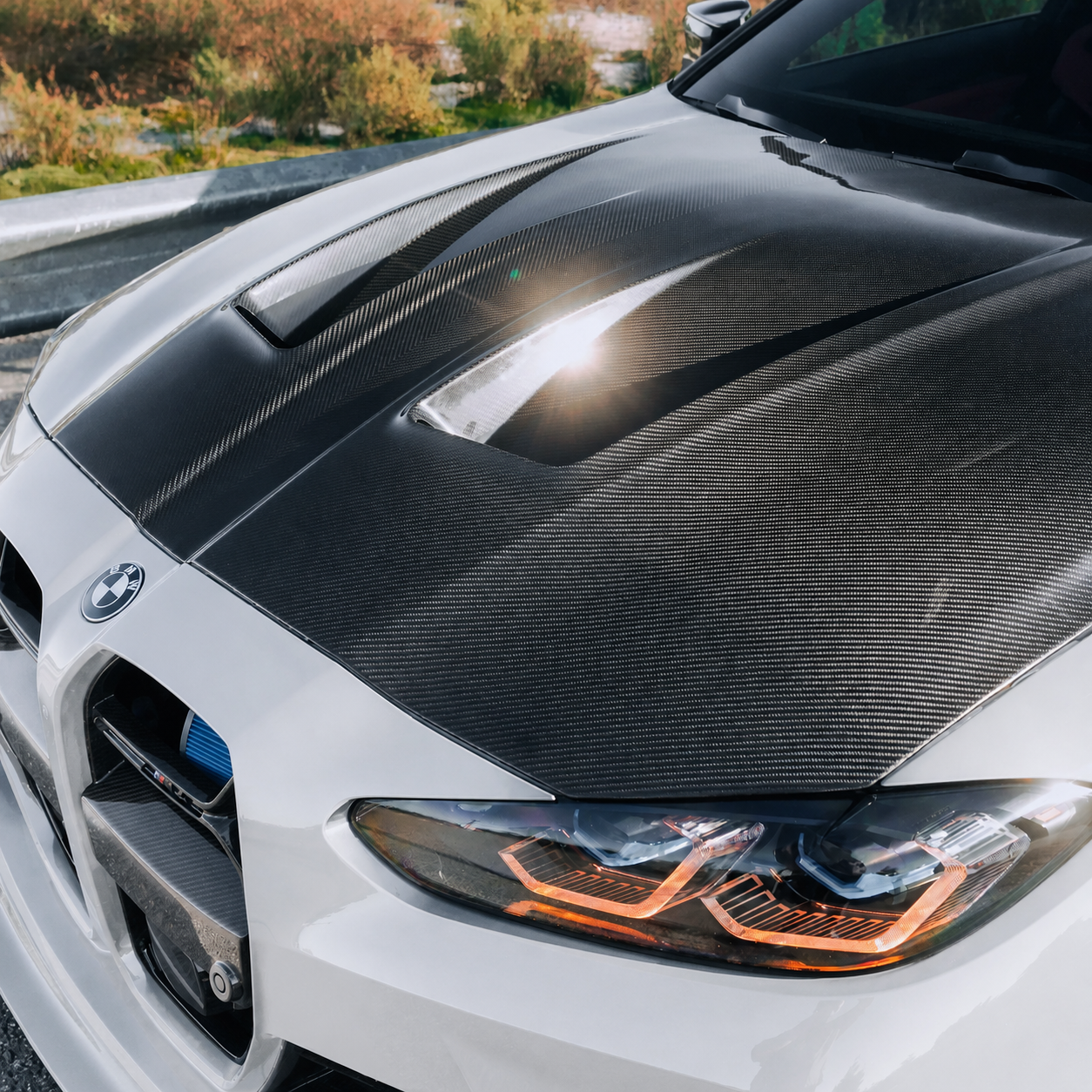 AN Style Carbon Fiber Hood - BMW M3/4 G8X