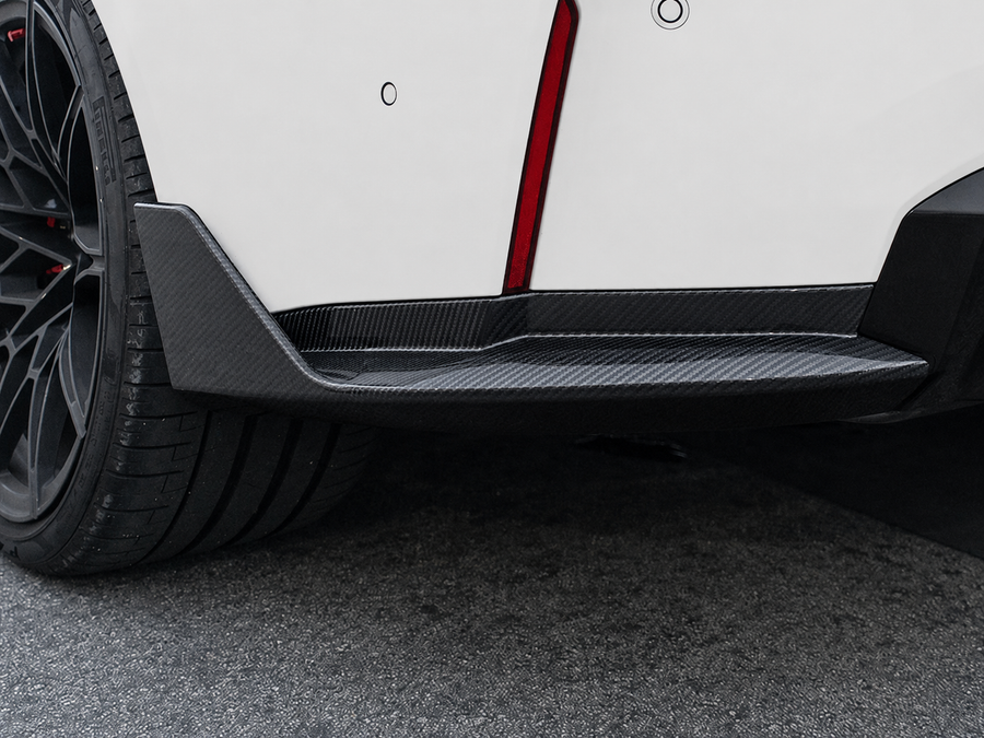 MP Style Carbon Fiber Rear Diffuser Extensions - BMW M4 G82