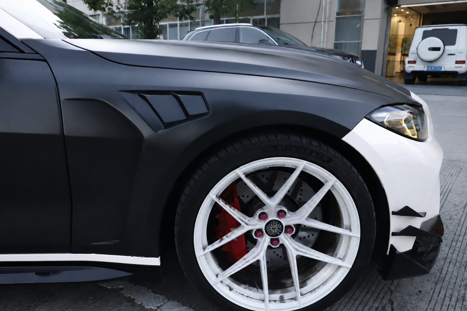 N Style Carbon Fiber Side Fenders - BMW M3 G80