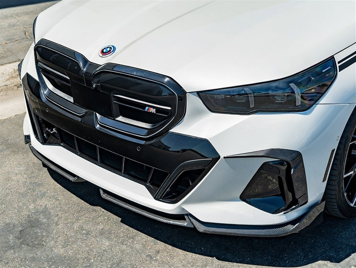 Carbon Fiber Front Diffuser MP Style - BMW 5 Series