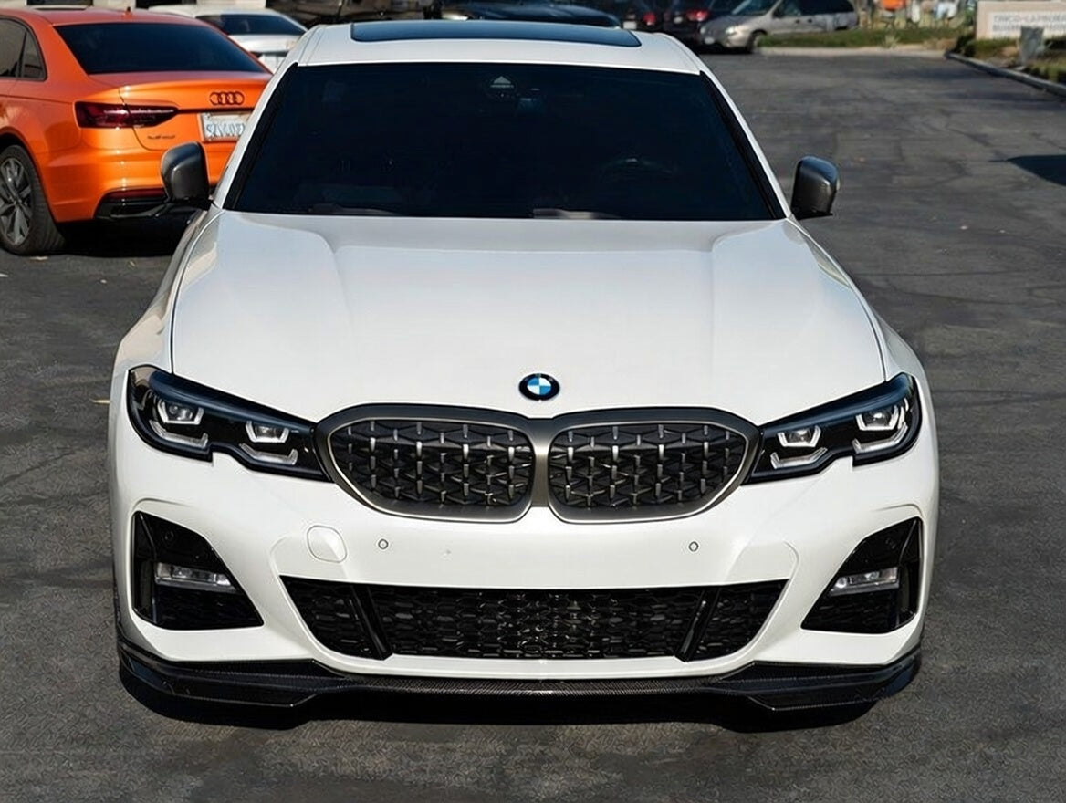 Carbon Fiber Front Diffuser MP Style - BMW 3 Series Pre-LCI