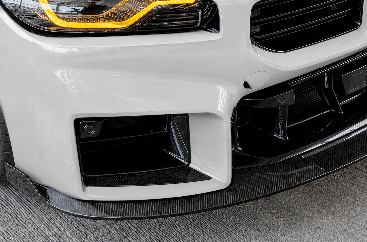 TRE Style Carbon Fiber Front Splitter - BMW M2 G87