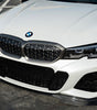 Carbon Fiber Front Diffuser MP Style - BMW 3 Series Pre-LCI