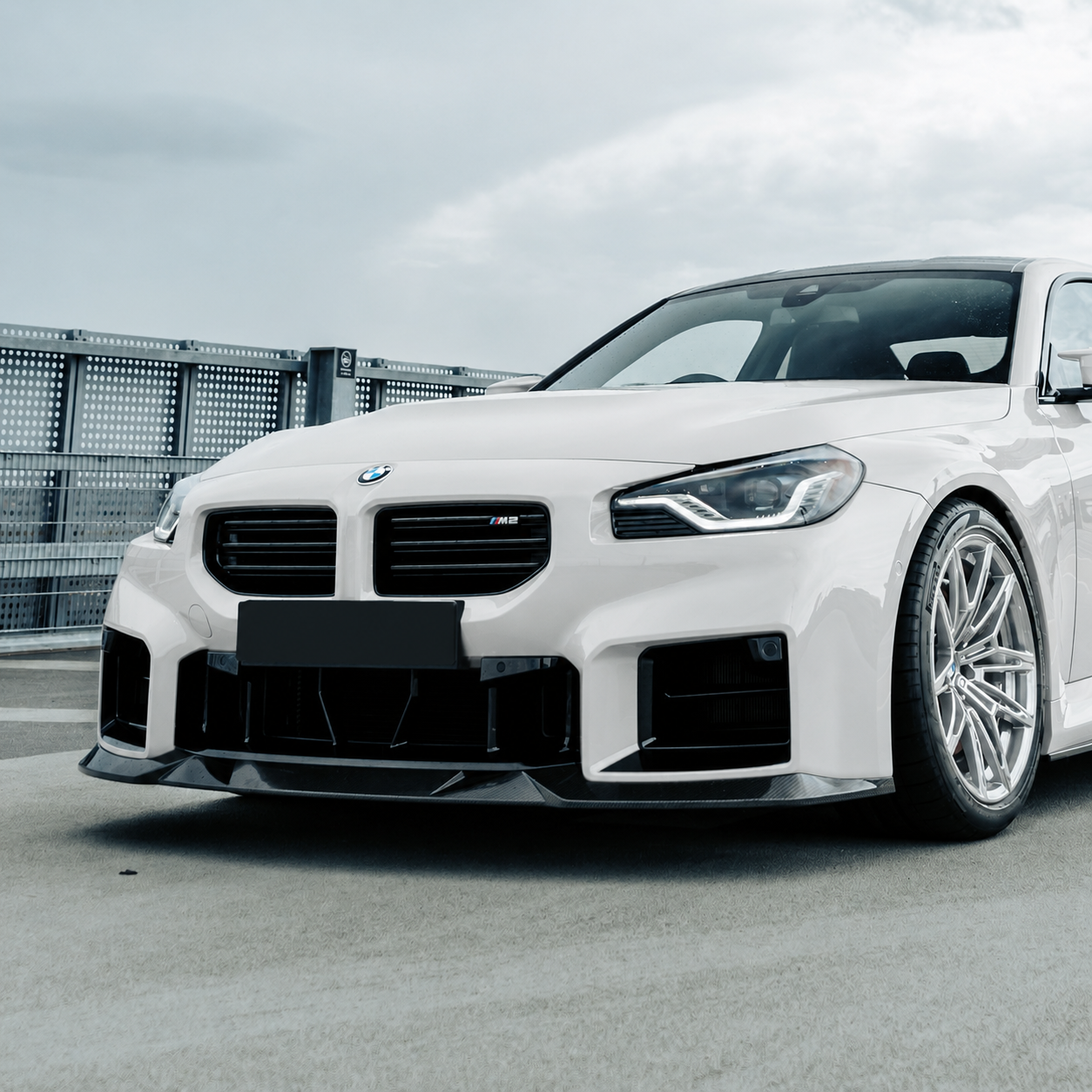MHC Style Carbon Fiber Front Splitter - BMW M2 G87