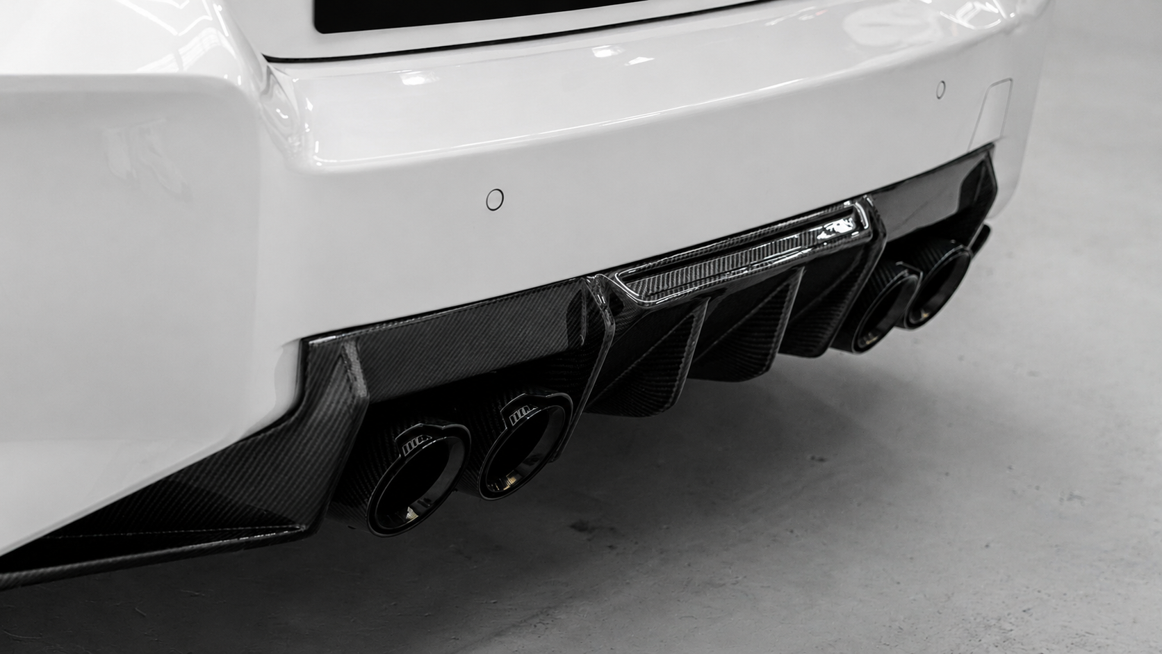 MHC Style Carbon Fiber Rear Diffuser - BMW M2 G87
