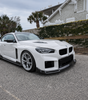 V Style Carbon Fiber Front Splitter - BMW M2 G87