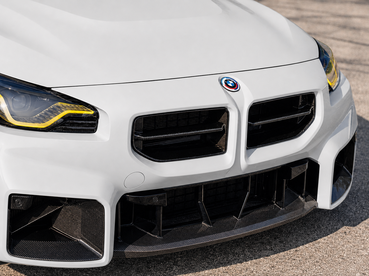 MP Style Carbon Fiber Front Grille - BMW M2 G87