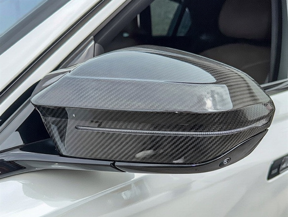 Carbon Fiber Mirror Caps - BMW M5/5 Series