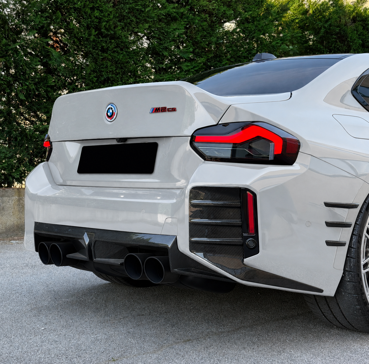 CS Style Carbon Fiber Rear Diffuser - BMW M2 G87