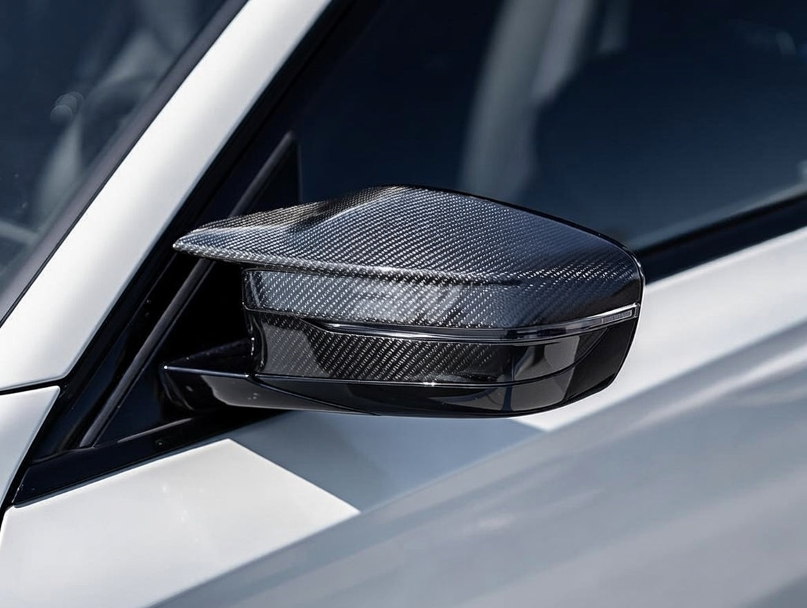 Carbon Fiber Mirror Caps - BMW 2/3/4 Series