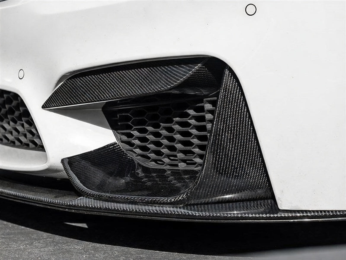 Carbon Fiber Front Lip Splitters - BMW M3/4