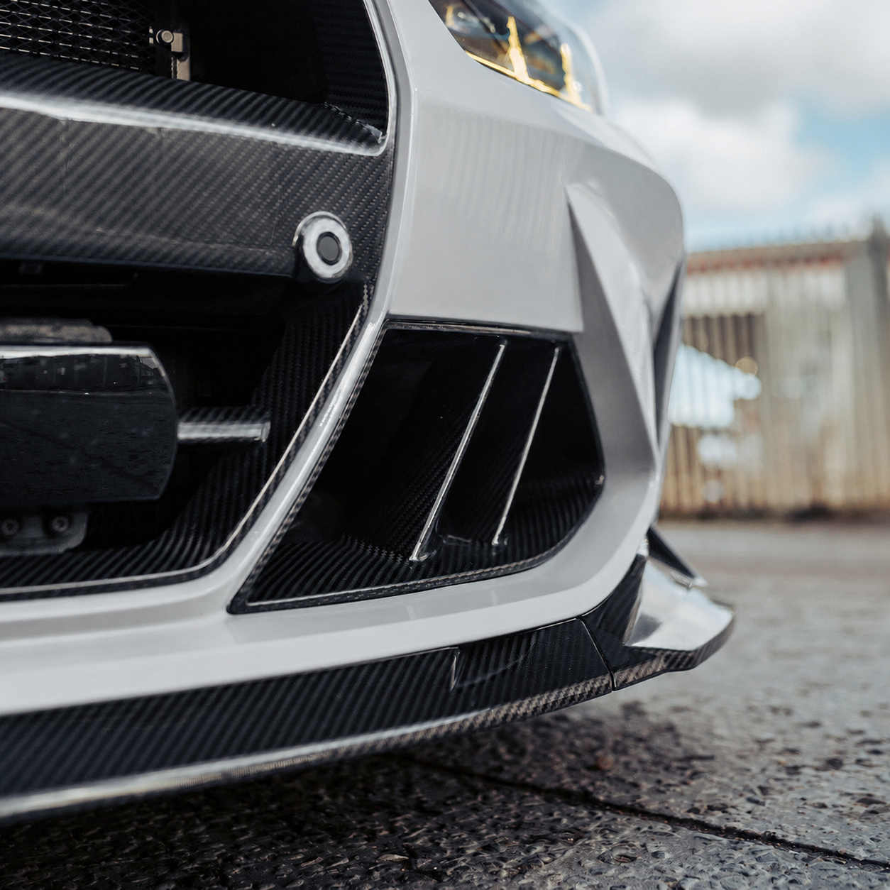 SP2 Style Carbon Fiber Front Splitter - BMW M3/4 G8X