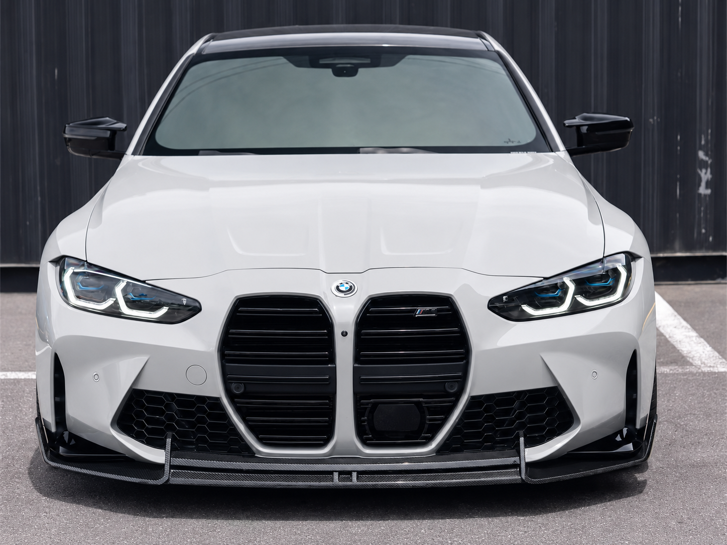 AD Style Carbon Fiber Front Splitter - BMW M3/4 G8X
