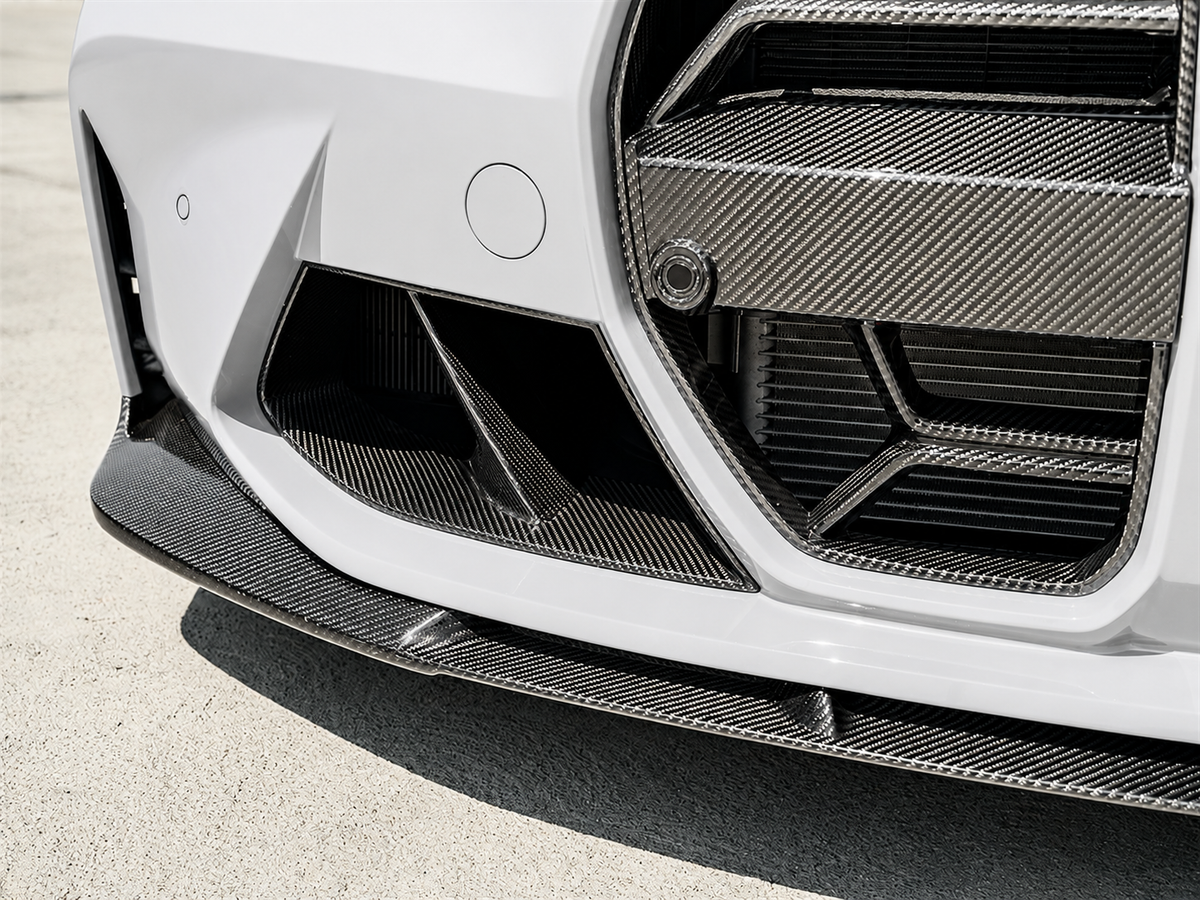 3D Style Carbon Fiber Front Splitter - BMW M3/4 G8X