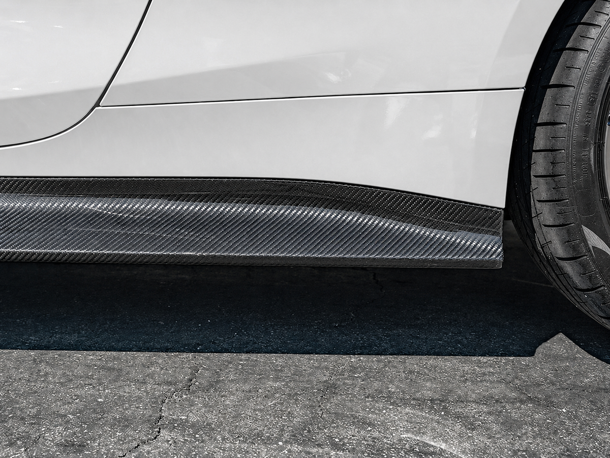3D Style Carbon Fiber Side Skirts - BMW M4 G82