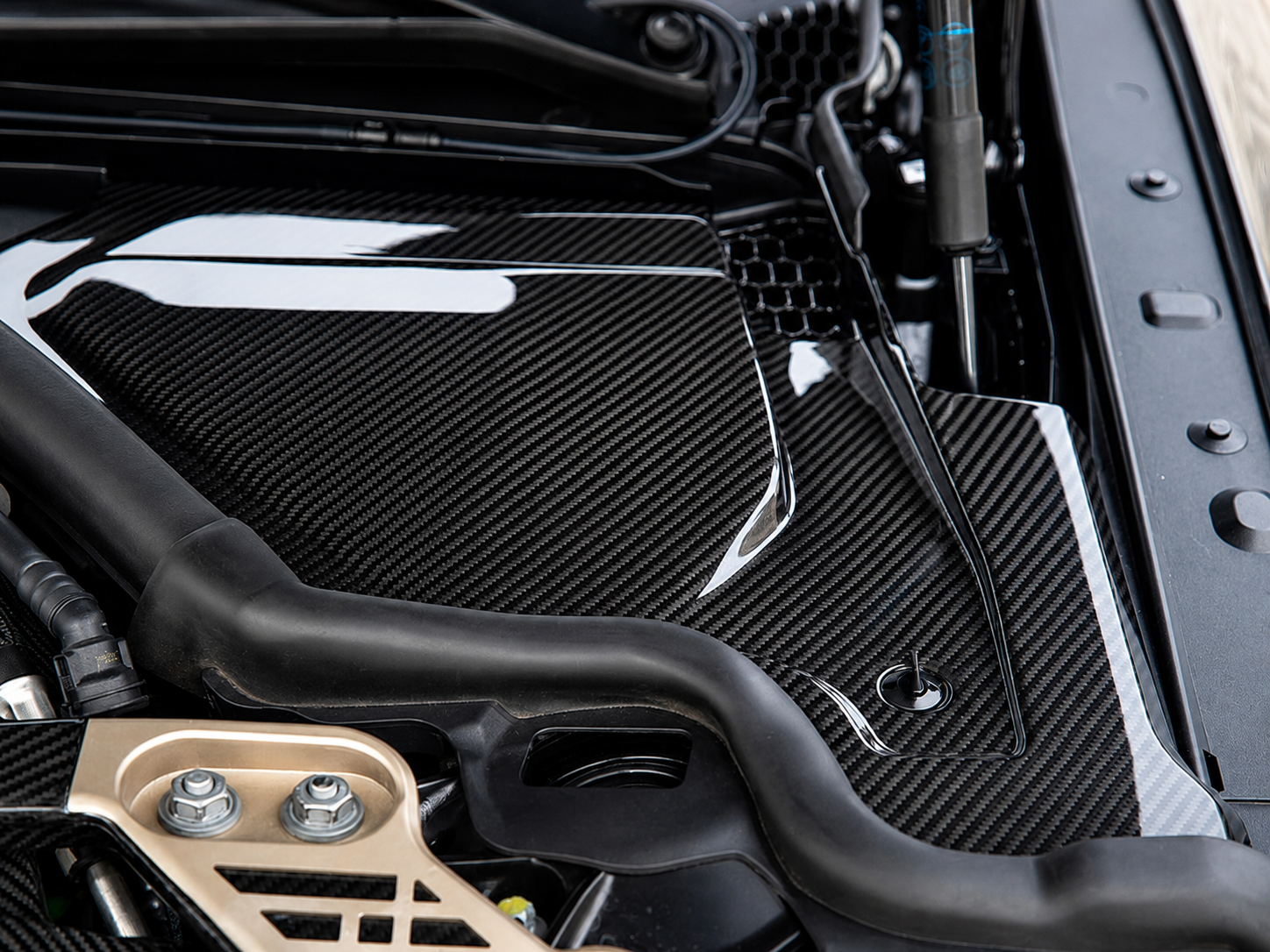 Carbon Fiber Engine Filter & Water Cowl Panel - BMW M3/4 G8X