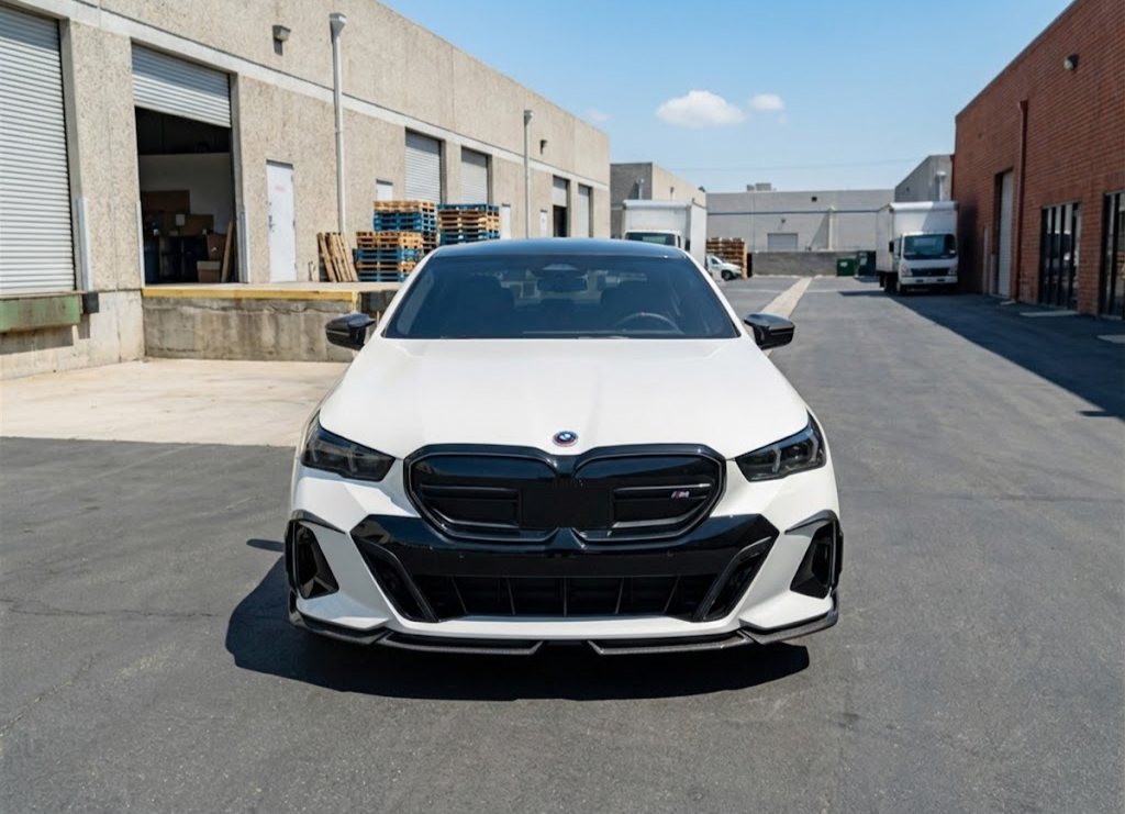 Carbon Fiber Front Diffuser MP Style - BMW 5 Series