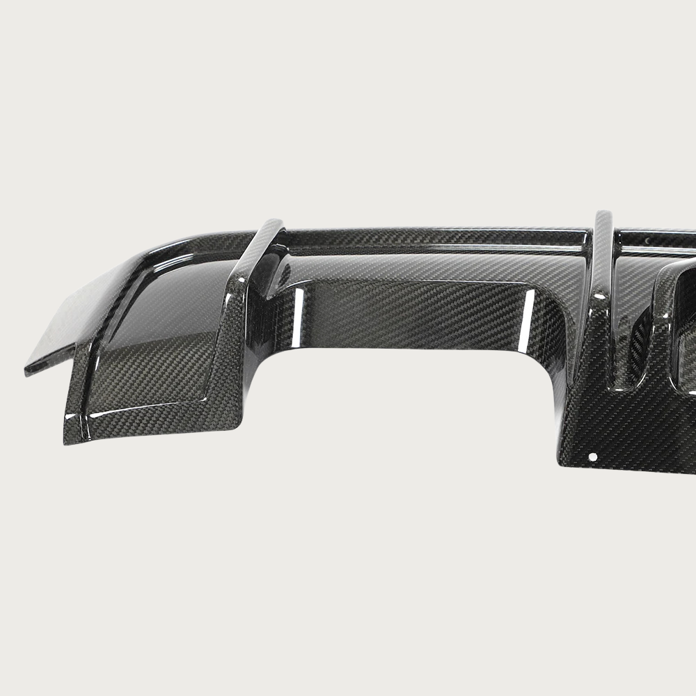 Carbon Fiber LED Style Rear Diffuser - BMW M3/4