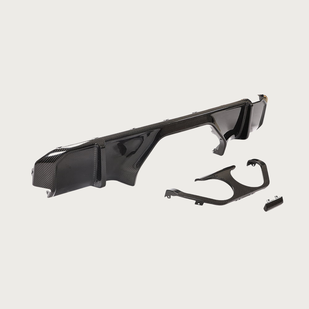 MP Style Carbon Fiber Rear Diffuser - BMW M3/4