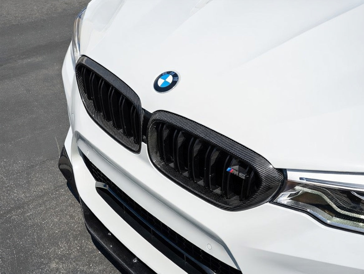 Carbon Fiber Front Kidney Grille - BMW 5 Series