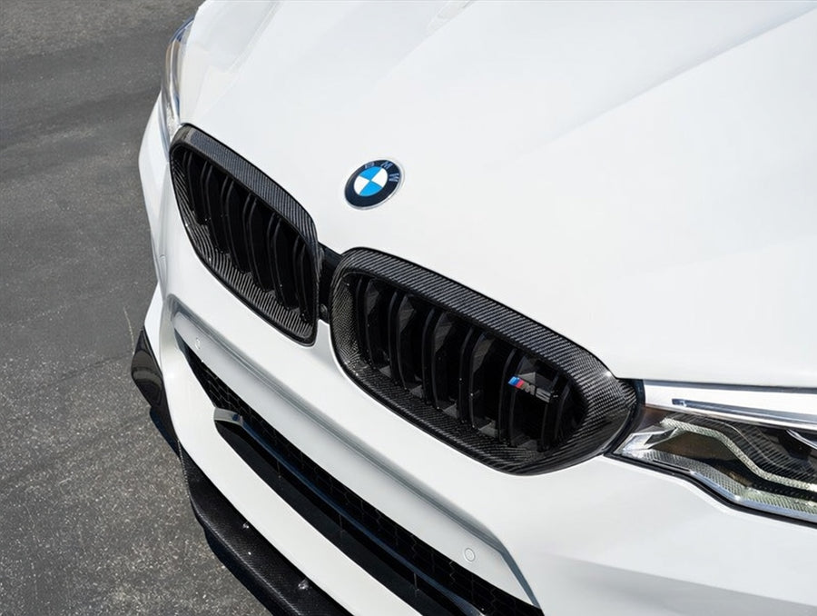 Carbon Fiber Front Kidney Grille - BMW 5 Series