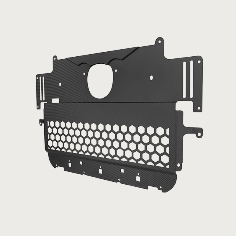 Carbon Fiber Skit Plate V Style - BMW M2/3/4