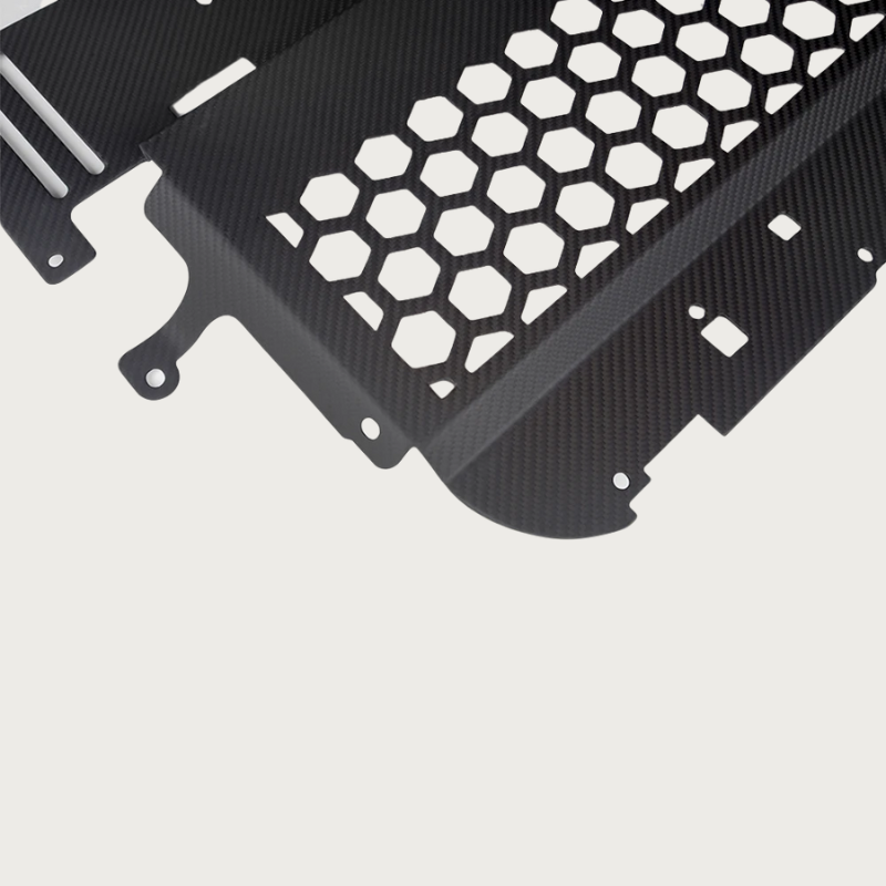 Carbon Fiber Skit Plate V Style - BMW M2/3/4