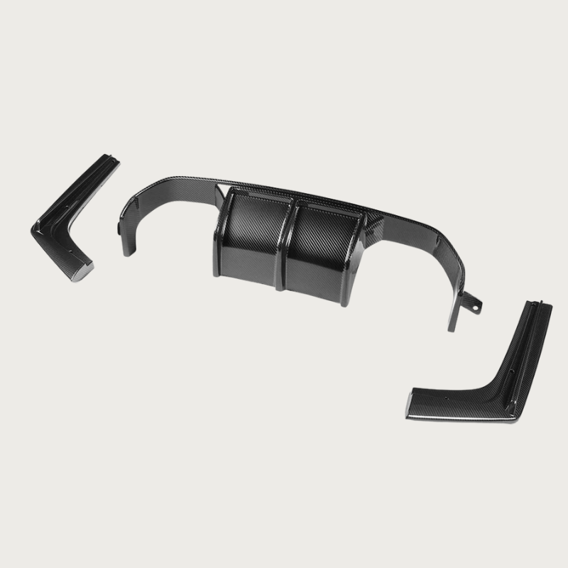 Carbon Fiber Rear Diffuser V Style - BMW M3/4