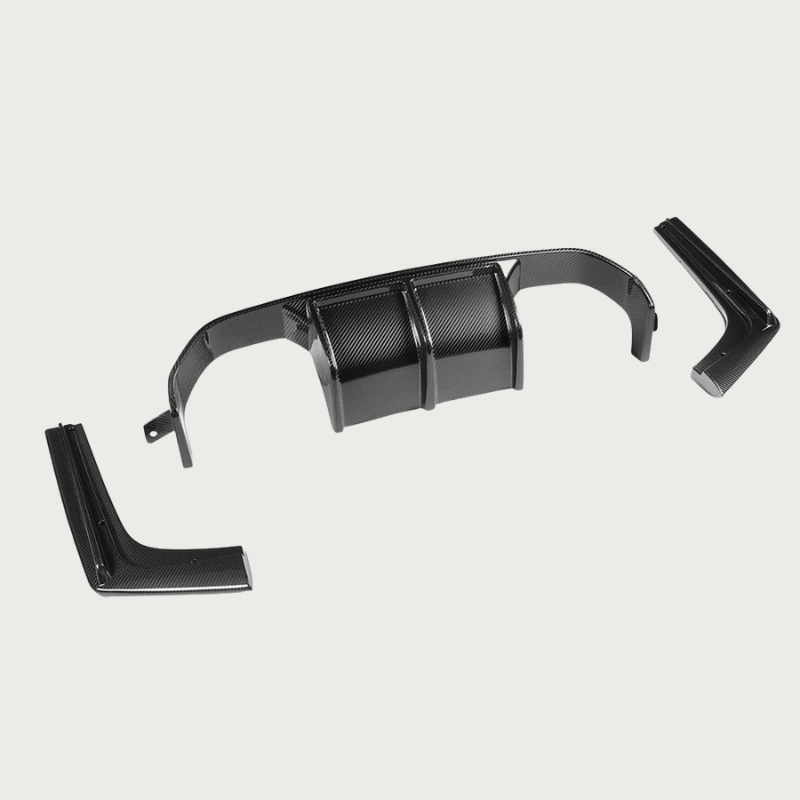 Carbon Fiber Rear Diffuser V Style - BMW M3/4