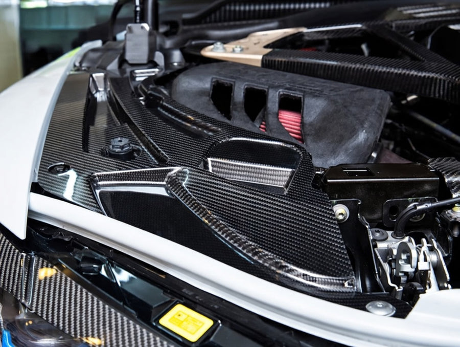 Carbon Fiber Engine Bay Headlight Cover - BMW M3/4