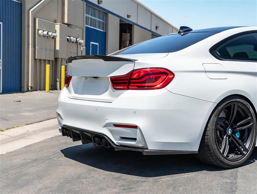 Carbon Fiber Rear Diffuser V Style - BMW M3/4