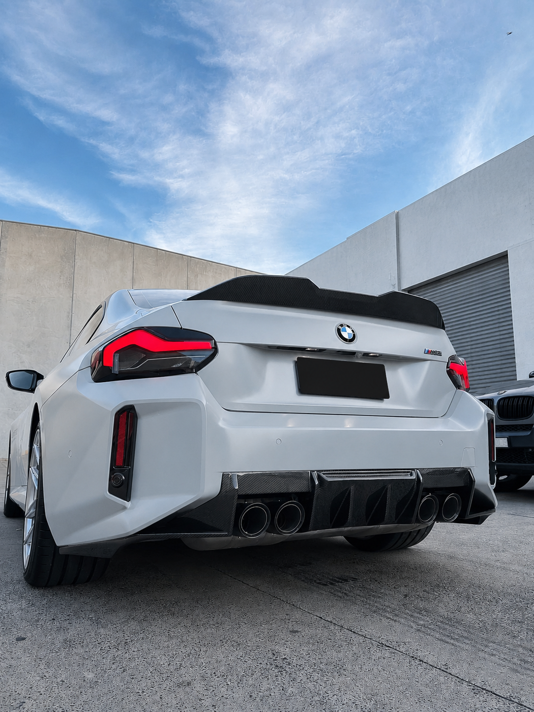 MHC Style Carbon Fiber Rear Diffuser - BMW M2 G87