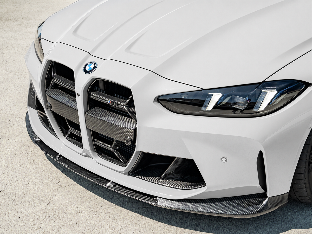 3D Style Carbon Fiber Front Splitter - BMW M3/4 G8X
