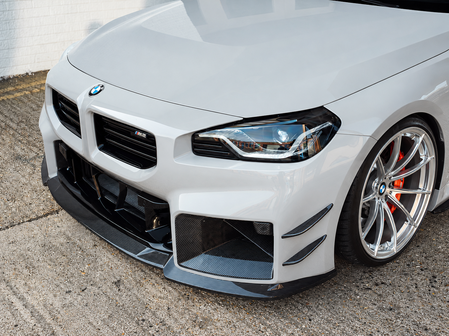 CT Style Carbon Fiber Front Splitter - BMW M2 G87