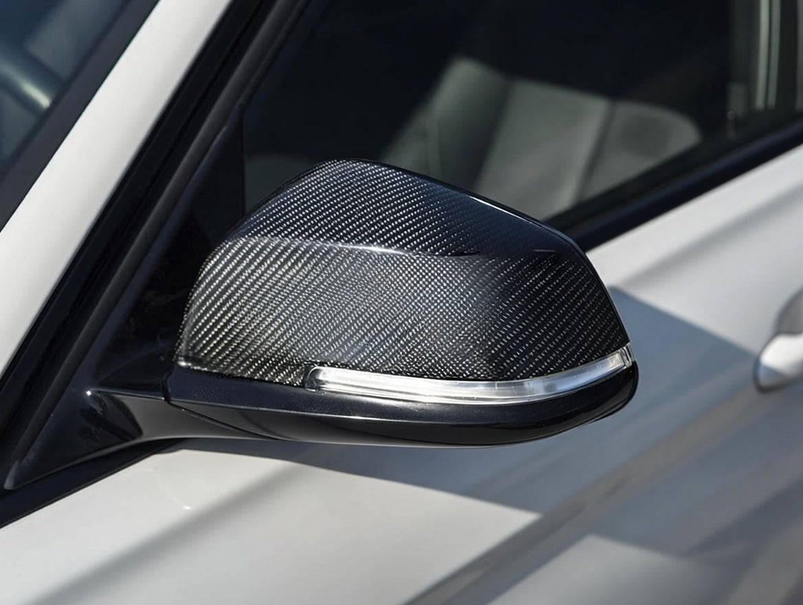 Carbon Fiber Mirror Caps - BMW 2/3/4 Series