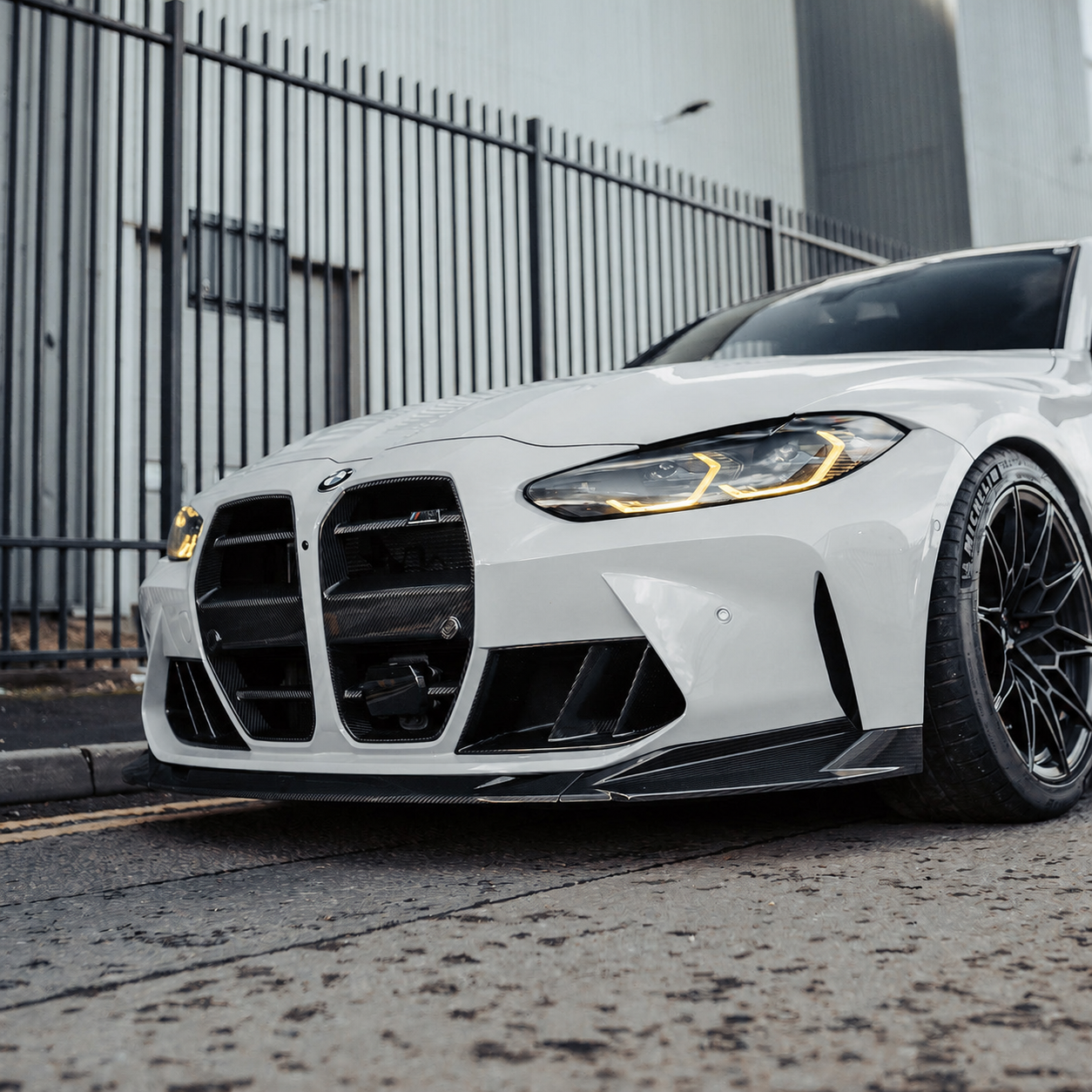 SP2 Style Carbon Fiber Front Splitter - BMW M3/4 G8X