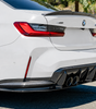 OEM Style Carbon Fiber Rear Diffuser Extensions - BMW M4 G82