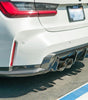 Carbon Fiber Rear Splitter OEM Style - BMW M3