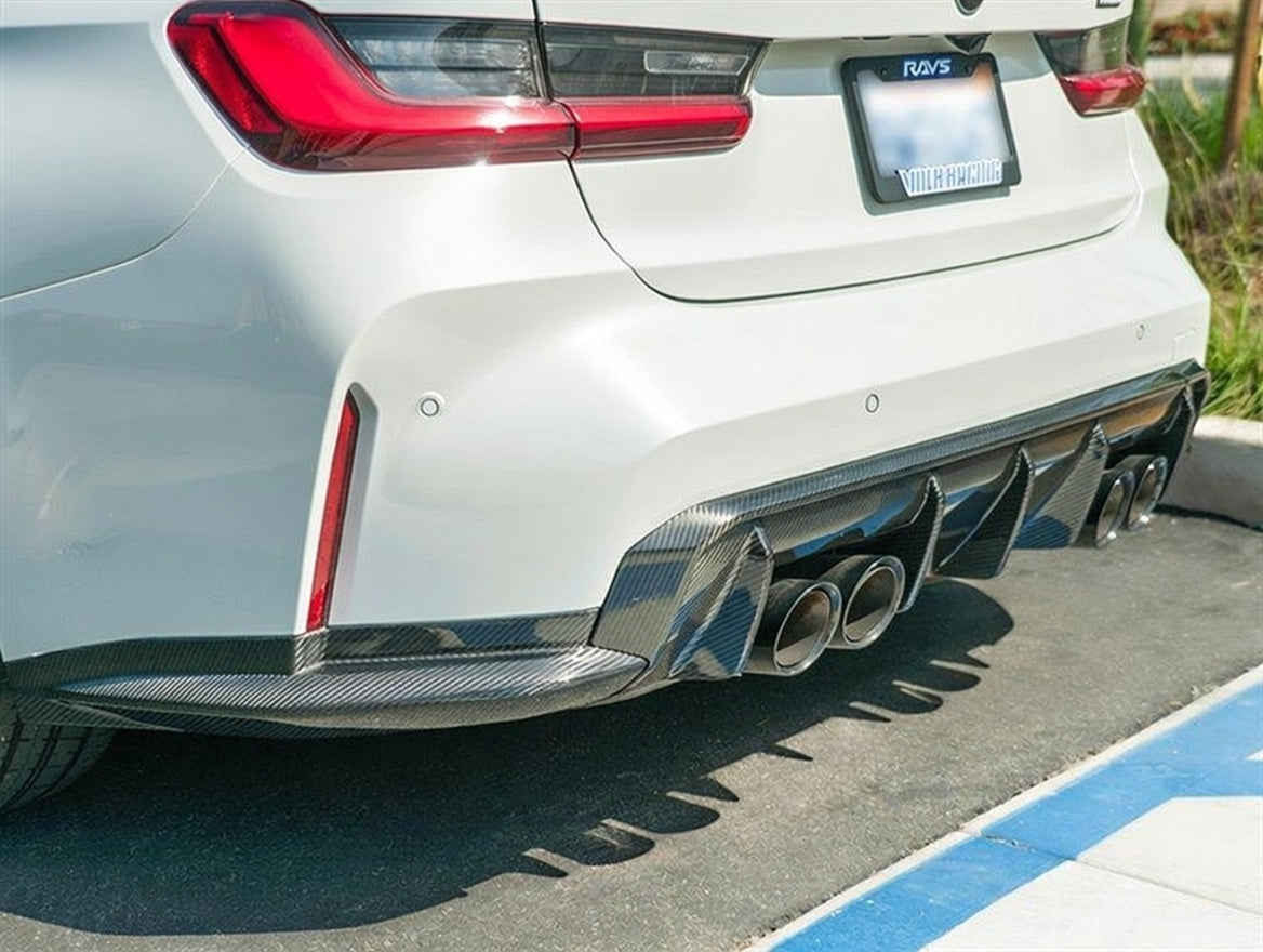 Carbon Fiber Rear Splitter OEM Style - BMW M3