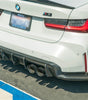 Carbon Fiber Rear Splitter OEM Style - BMW M3