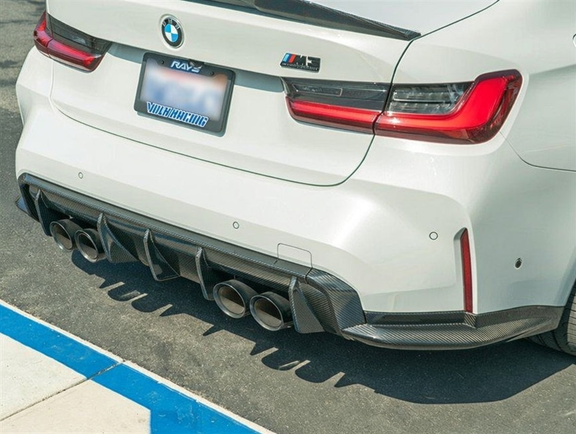 Carbon Fiber Rear Splitter OEM Style - BMW M3