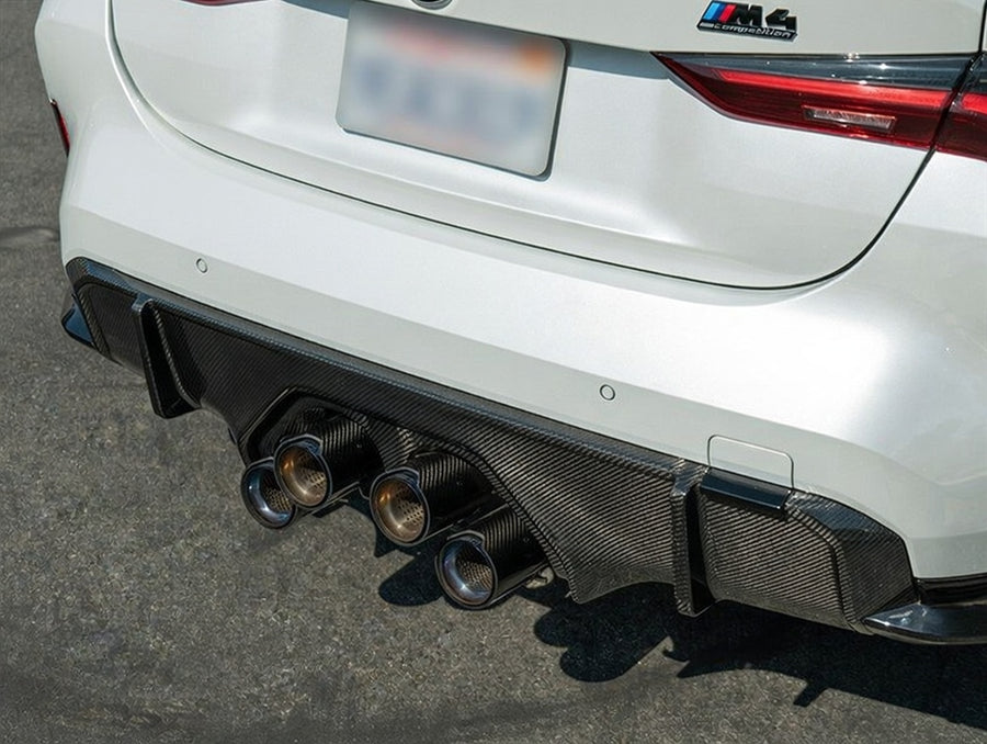 MP Style Carbon Fiber Rear Diffuser - BMW M3/4