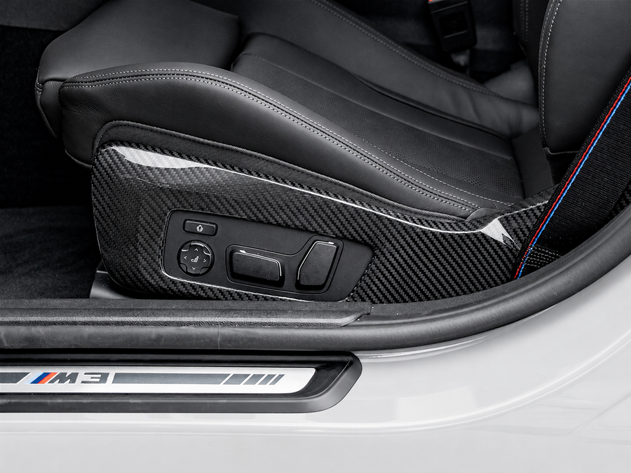 Carbon Fiber Side Seat Covers - BMW M3/4 G8X