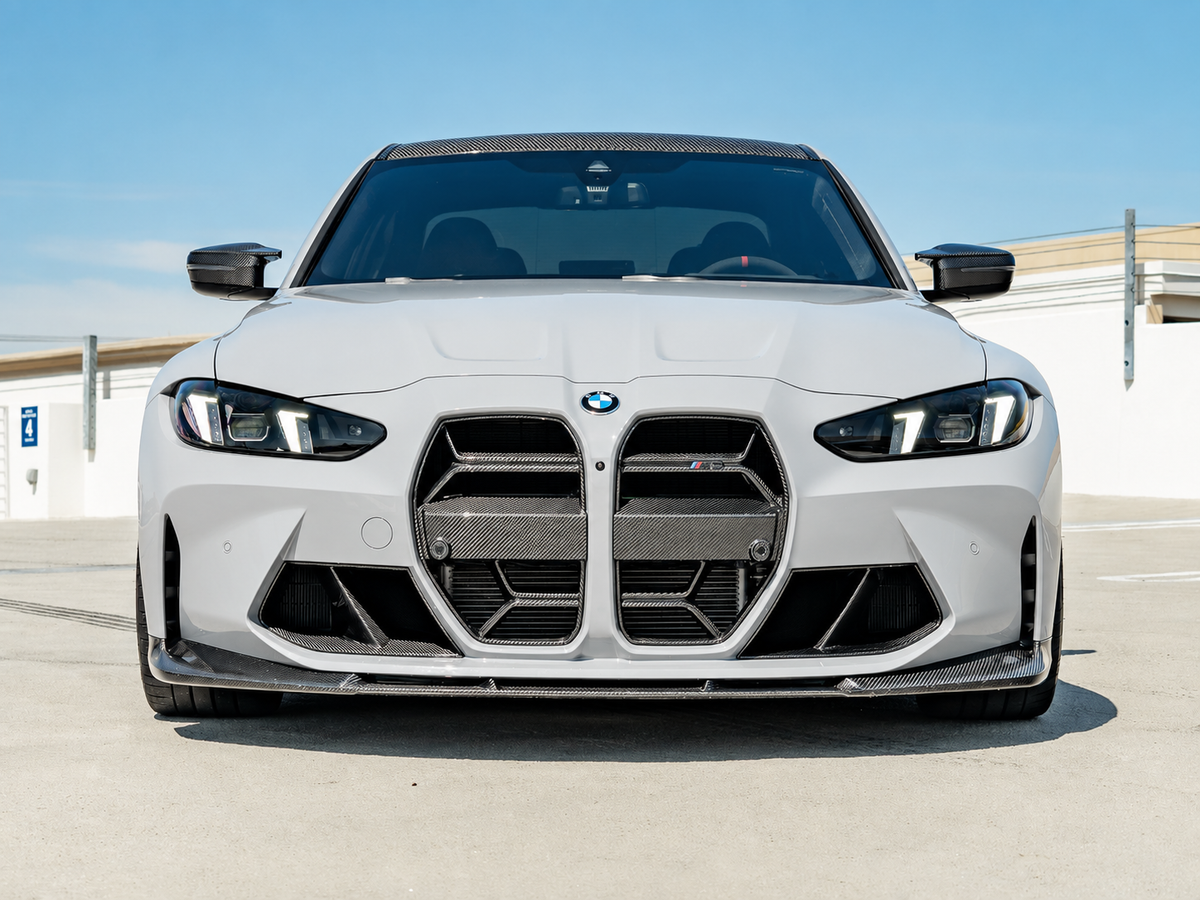 3D Style Carbon Fiber Front Splitter - BMW M3/4 G8X