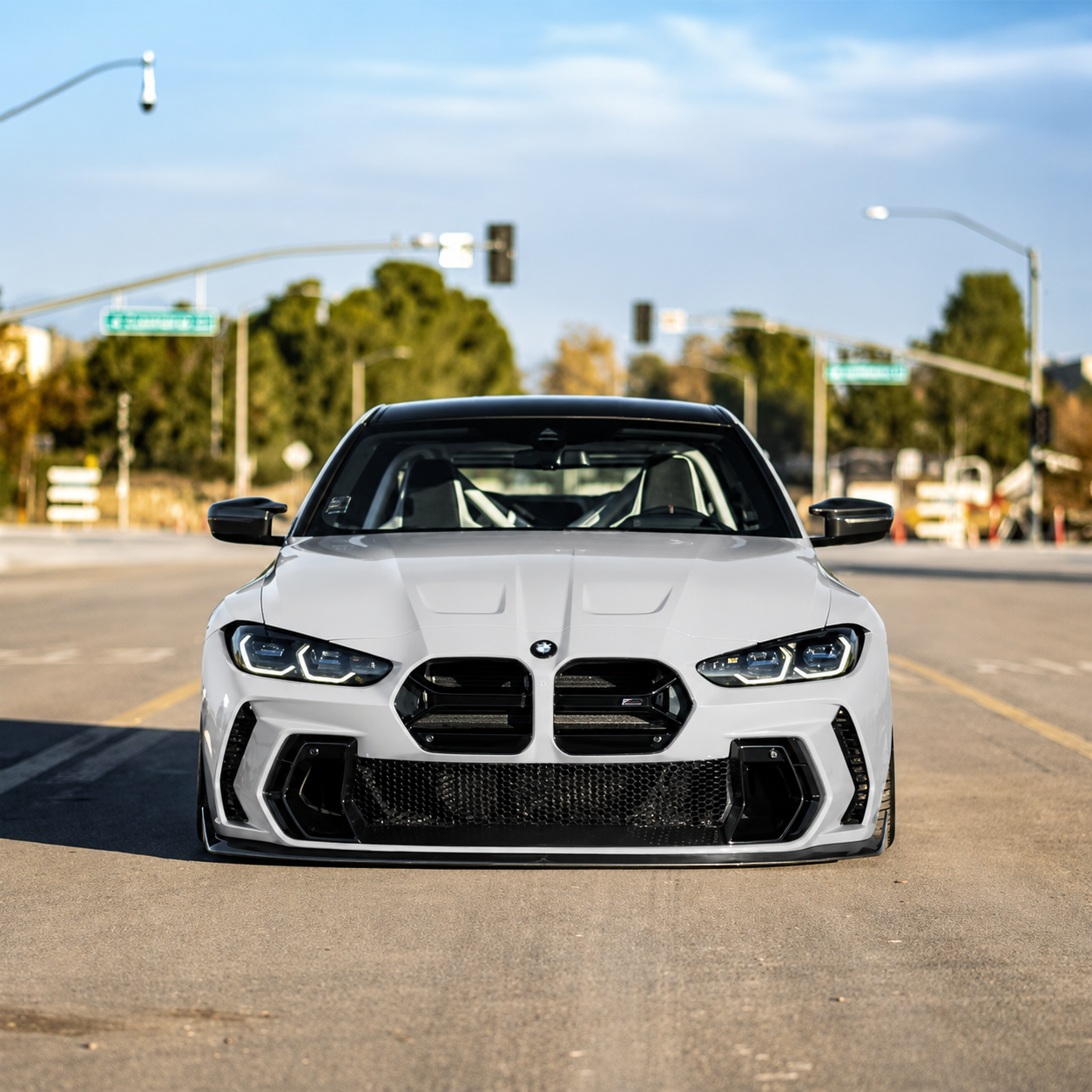 ADR V2 Style Carbon Fiber Full Front Bumper - BMW M3/4 G8X