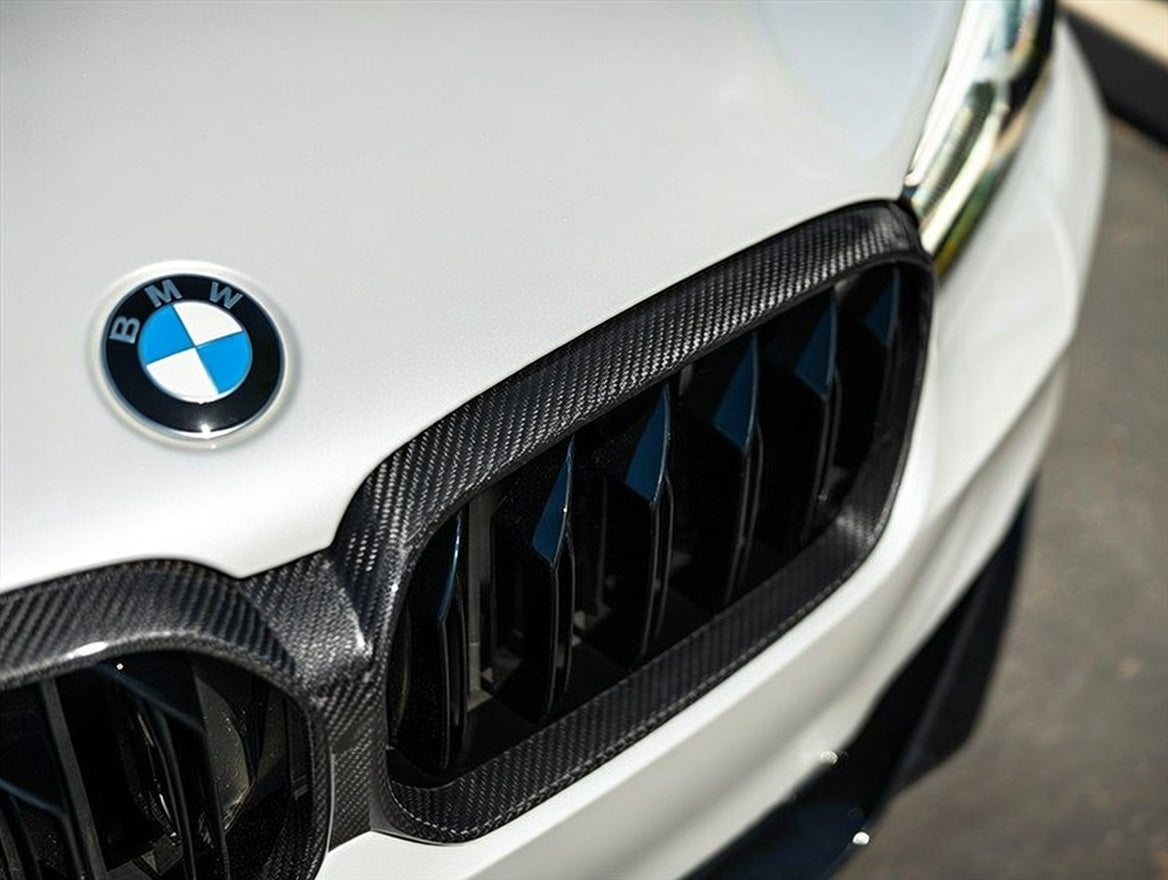 Carbon Fiber Kidney Grill - BMW 5 Series
