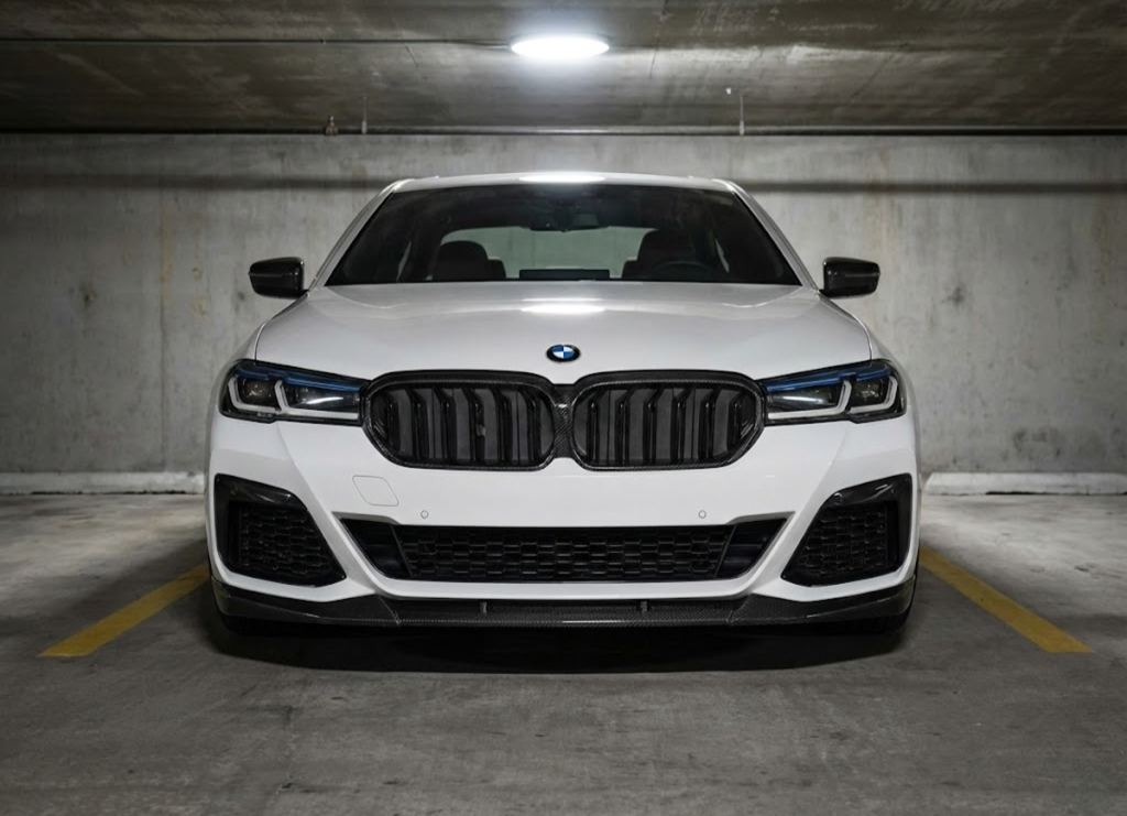 Carbon Fiber Front Diffuser MP Style - BMW 5 Series