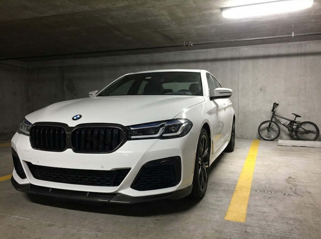 Carbon Fiber Front Diffuser MP Style - BMW 5 Series